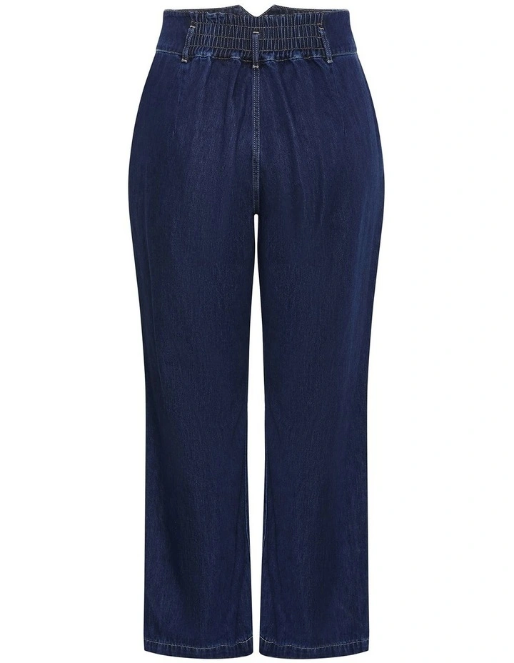 Harley Fit Corset Waist Jeans in Dark Wash image 5
