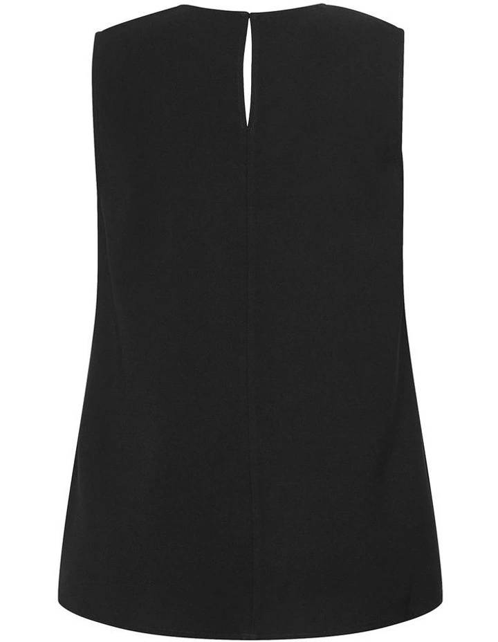 Kehlani Sleeveless Top in Black image 4