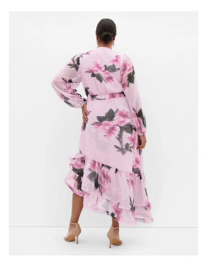 Annalise Print Maxi Dress in Soft Pink image 2