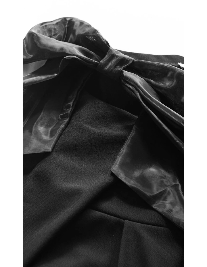 Stacie Off Shoulder Jumpsuit in Black image 7