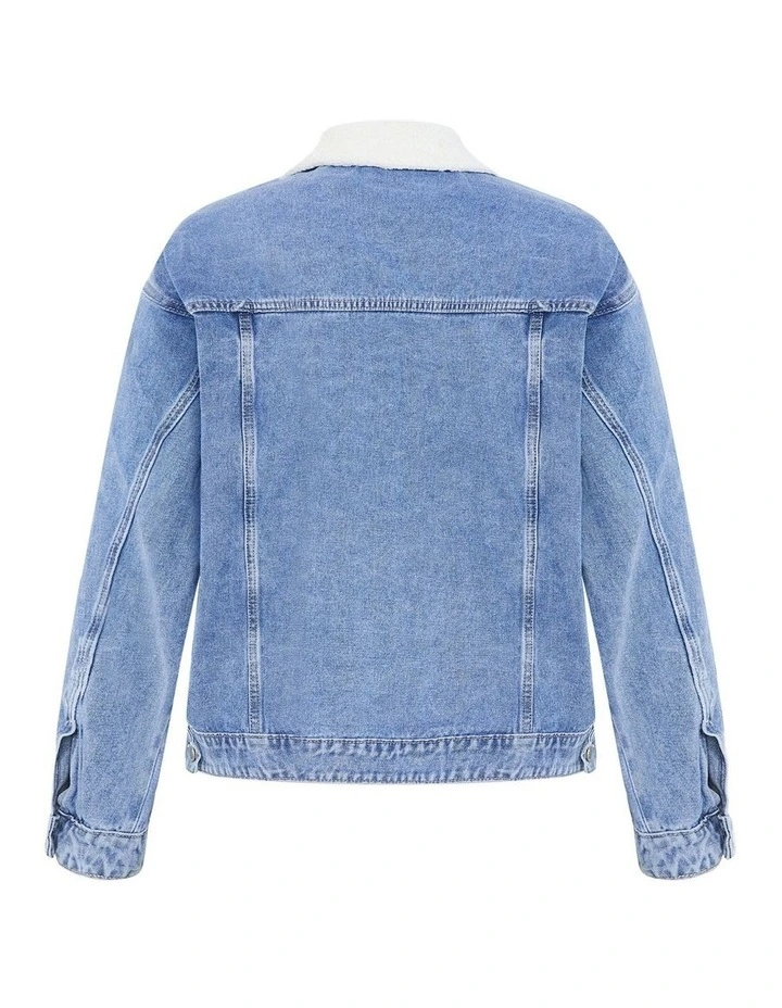 Dani Denim Jacket in light wash image 4