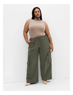 Milly Cargo Pant in Khaki