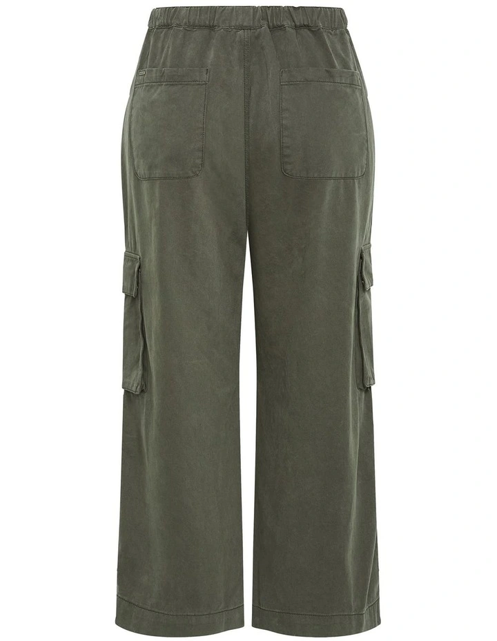 Milly Cargo Pant in Khaki image 4