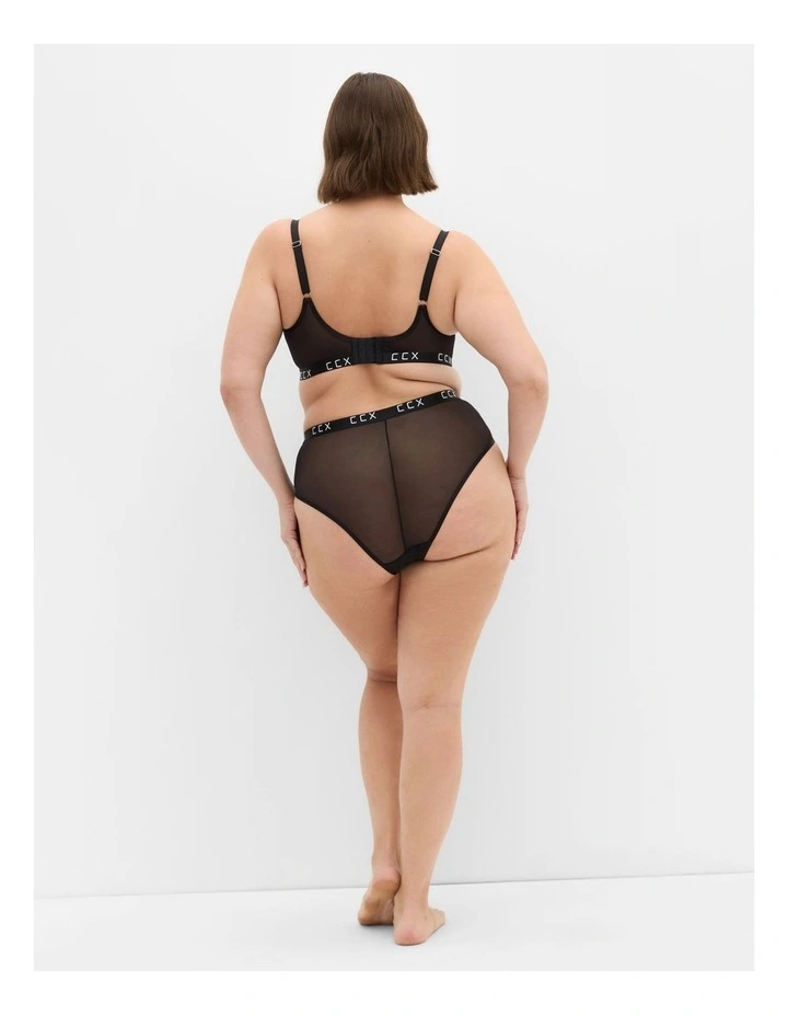 Signature Underwire Bra in Black image 2