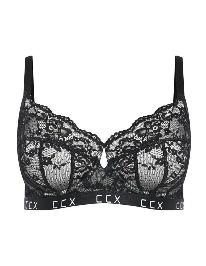 Signature Underwire Bra in Black image 5