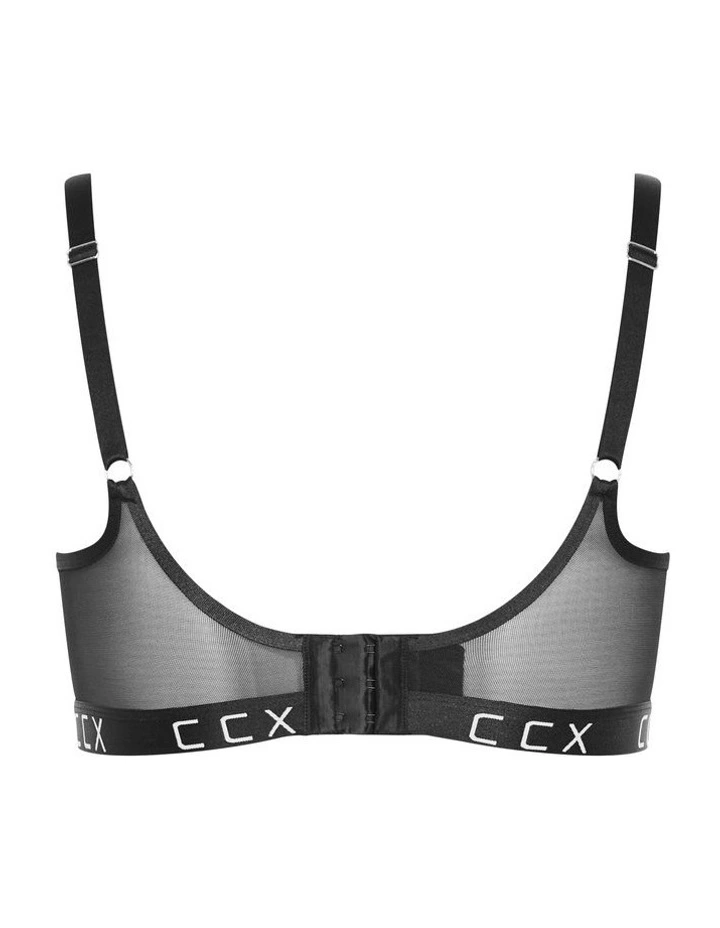 Signature Underwire Bra in Black image 6