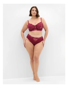 Signature Underwire Bra in Sangria