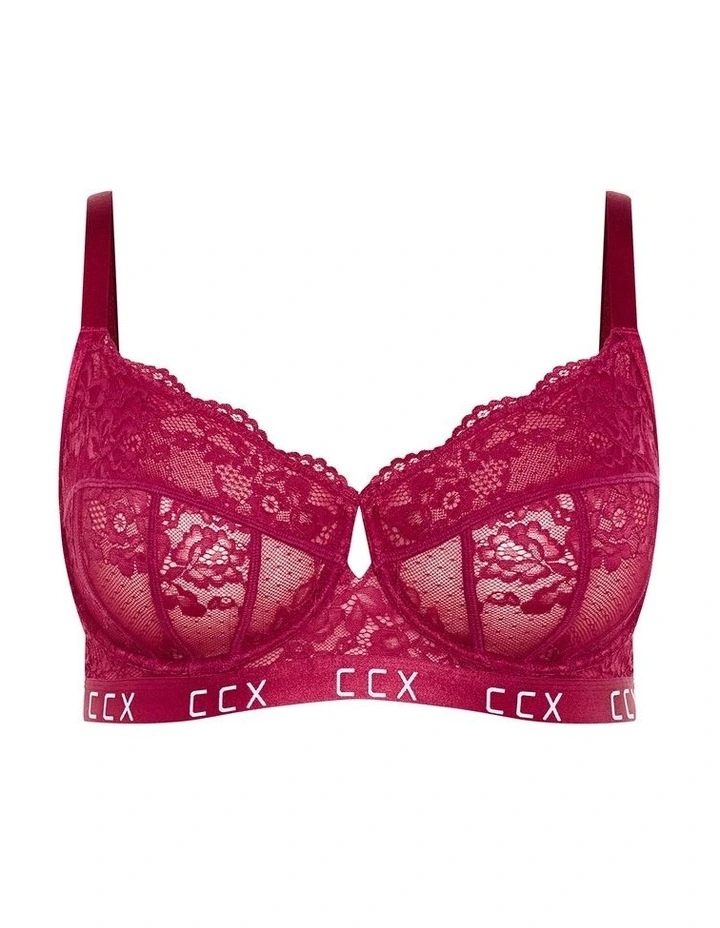 Signature Underwire Bra in Sangria image 3
