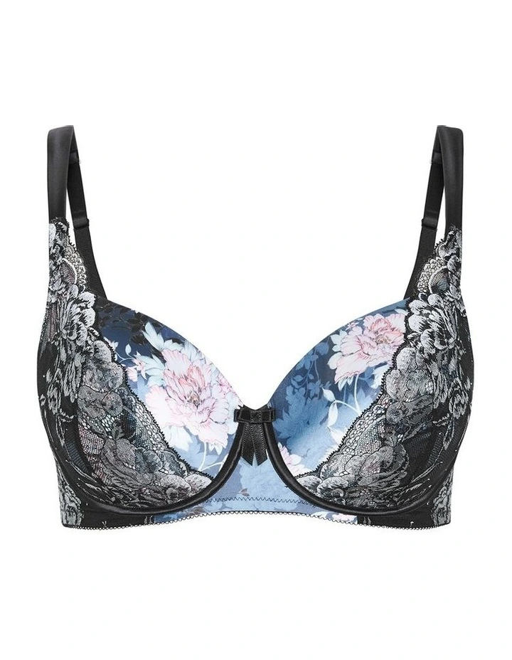 Winter Blossom Bra in Silver Blossom image 3
