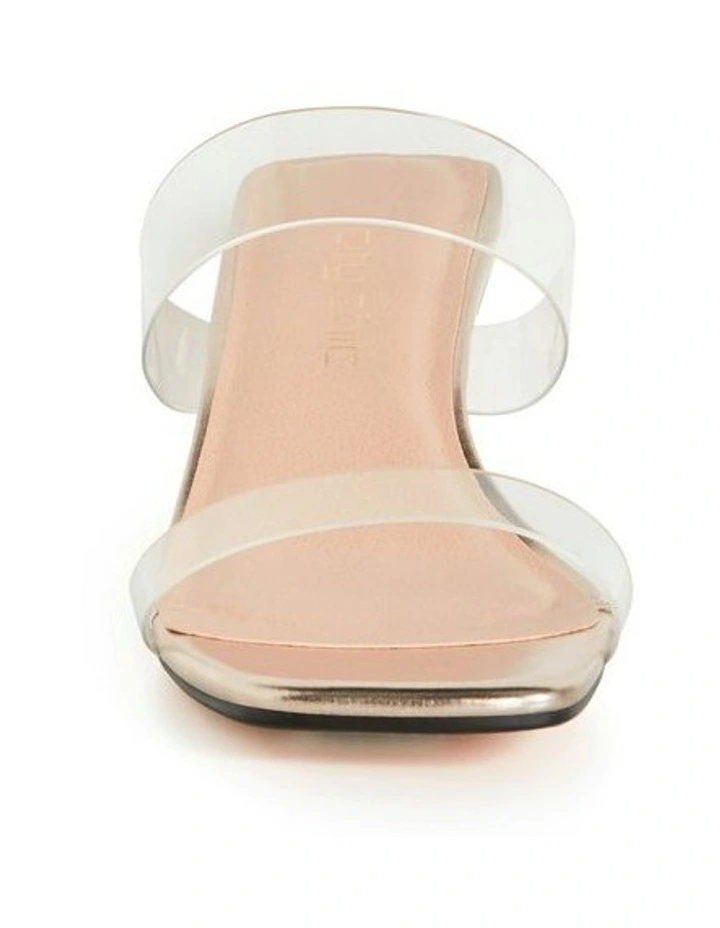 Wide Fit Layla Wedge Sandals in Gold image 5