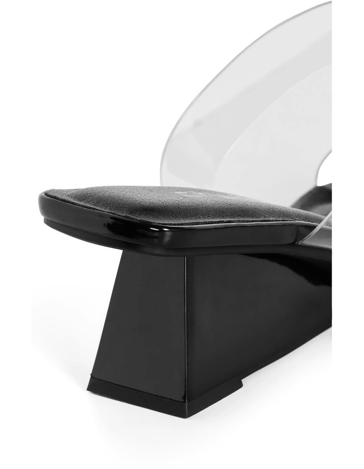 Wide Fit Layla Wedge Sandals in Black image 7