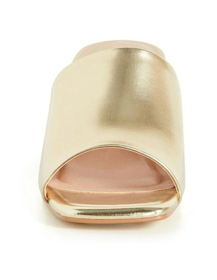 Wide Fit Hazel Heel in Gold image 5