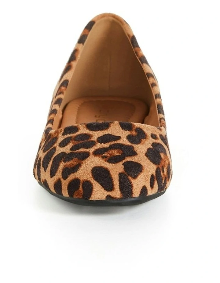 Wide Fit Rae Ballet Flat in Brown image 5