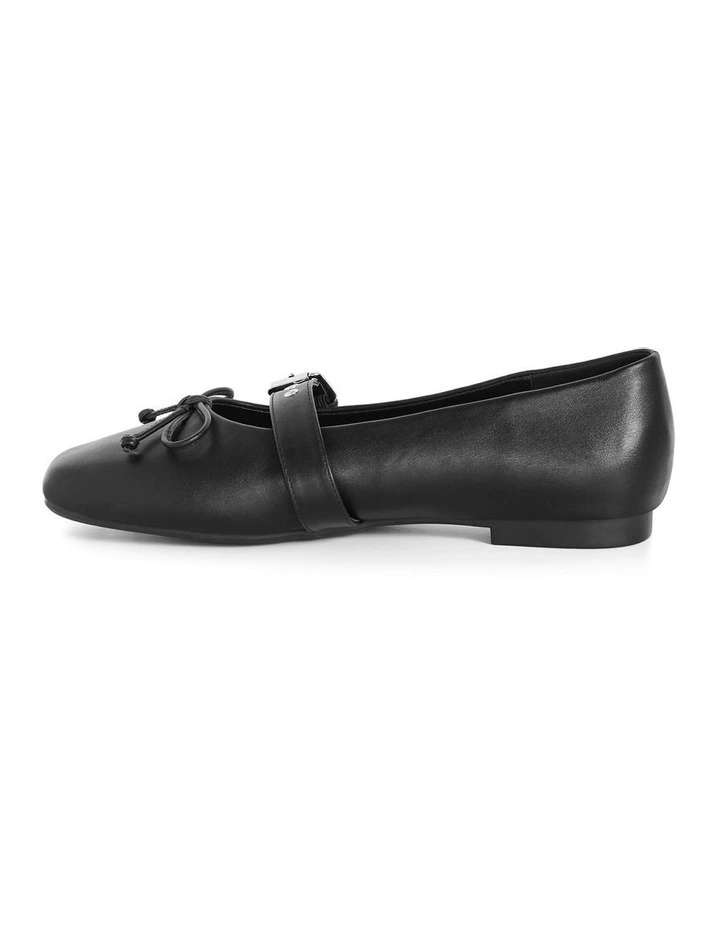 Wide Fit Leia Ballet Flat in Black image 3