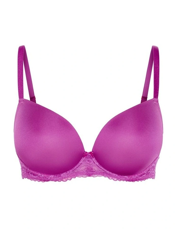 Caitlin Contour Bra in Bright Rose image 3