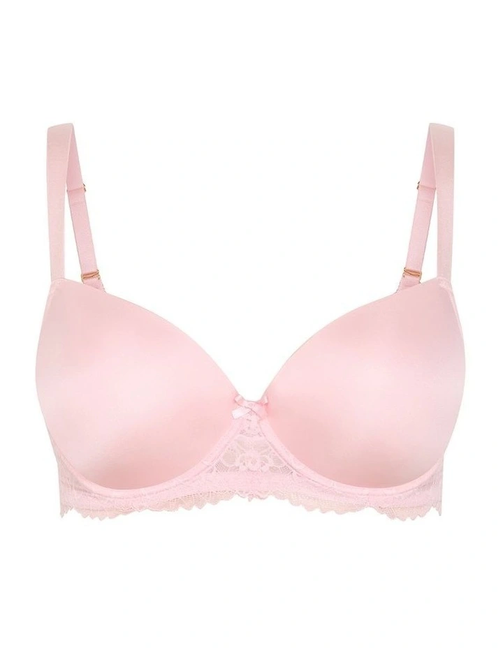 Caitlin Contour Bra in Sugar Pink image 3