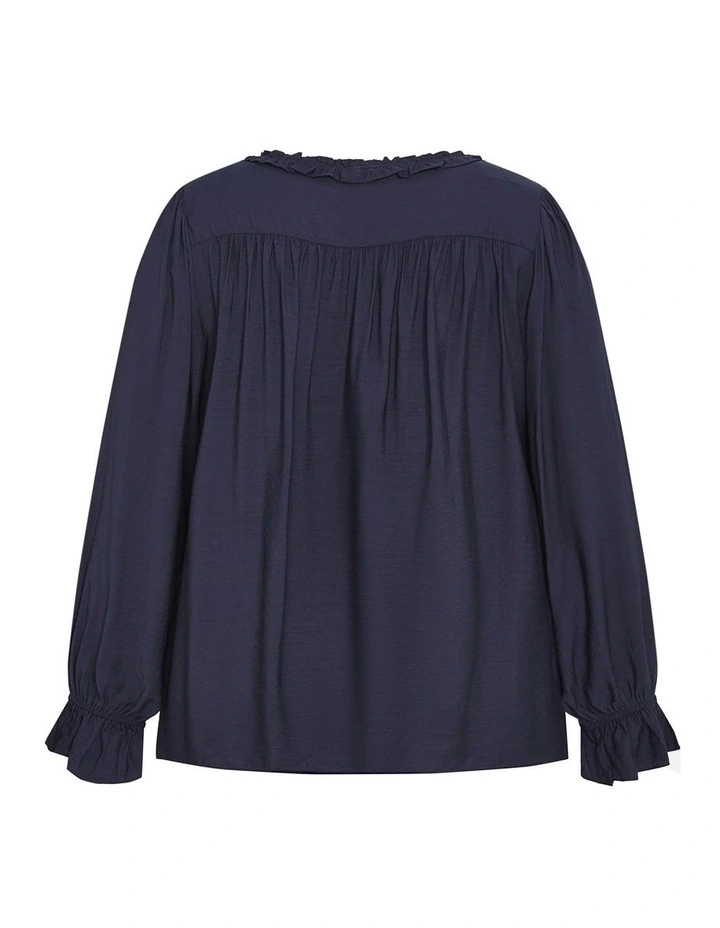 Maree Top in Navy image 4