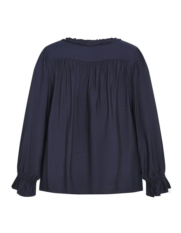 Maree Top in Navy image 5