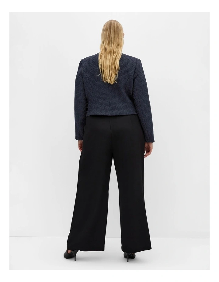 Krystal Boucle Jacket in Navy image 2