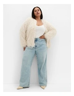 Sparkle Queen Jacket in Cream