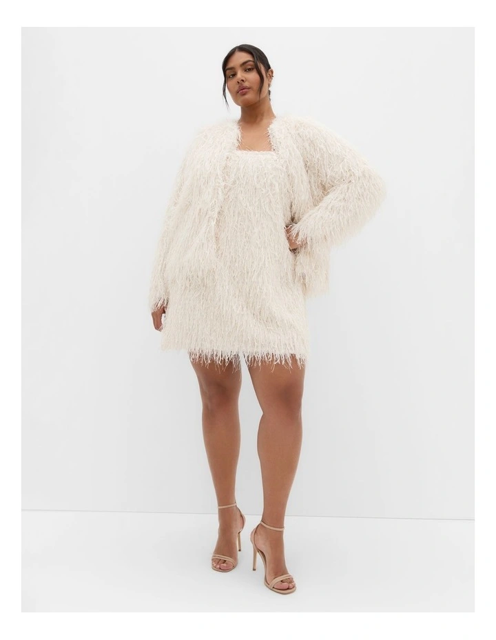 Sparkle Queen Jacket in Cream image 3