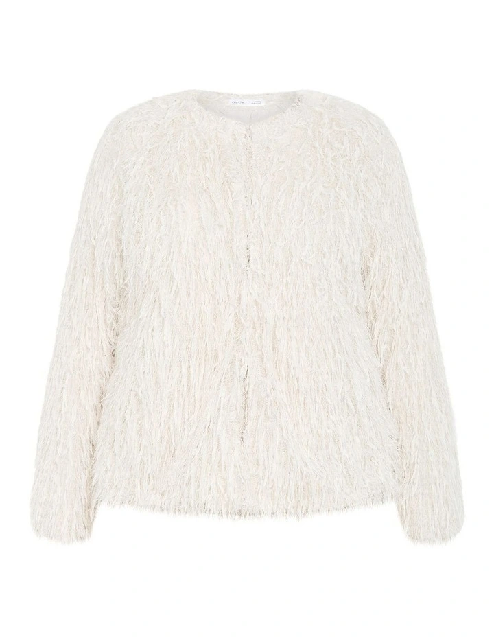 Sparkle Queen Jacket in Cream image 4