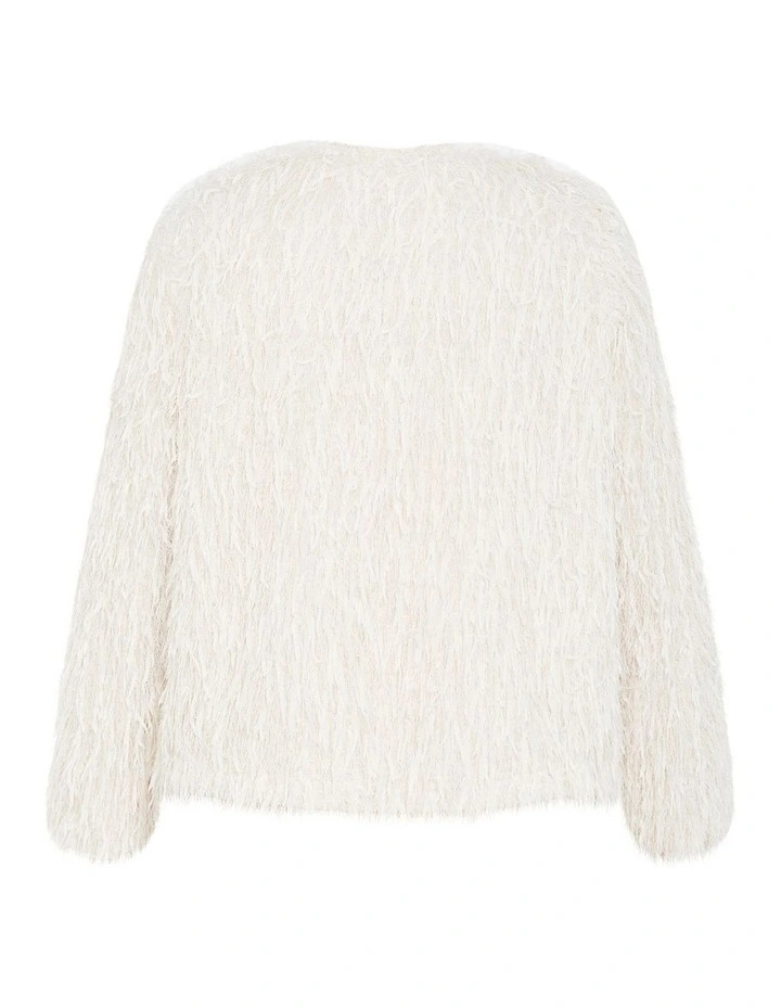Sparkle Queen Jacket in Cream image 6