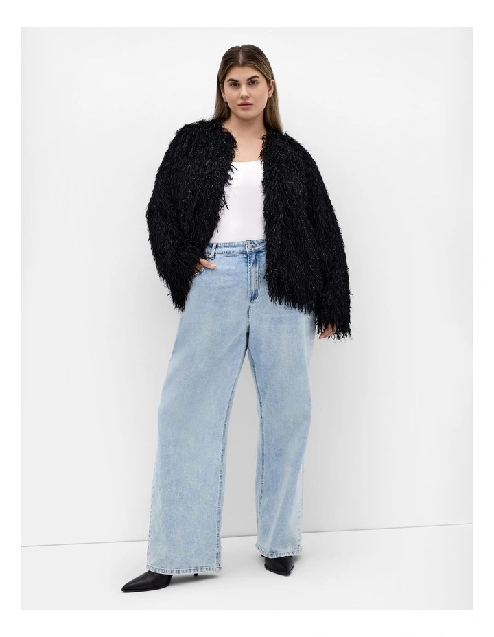 Sparkle Queen Jacket in Black image 1