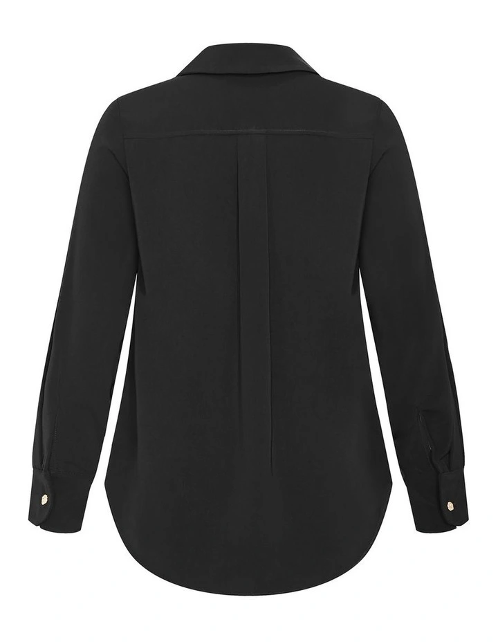 Raegan Shirt in Black image 4