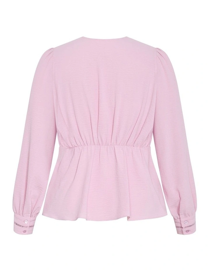 Island Sun Long Sleeve Top in Soft Pink image 4