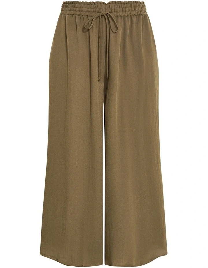 Elly Wide Leg Pant in Khaki image 3