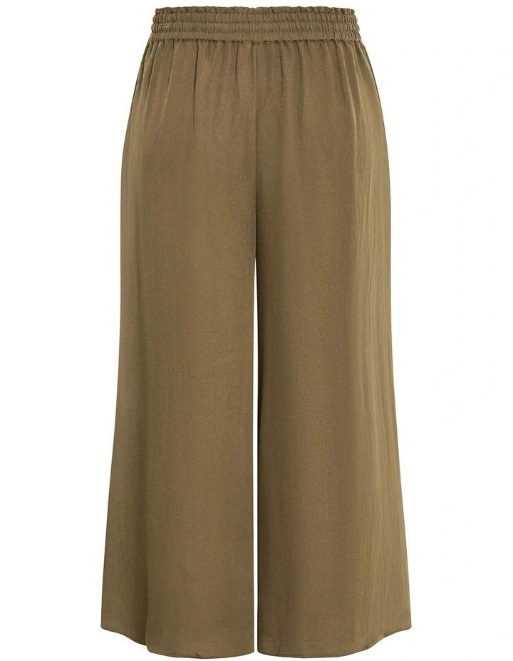 Elly Wide Leg Pant in Khaki image 4