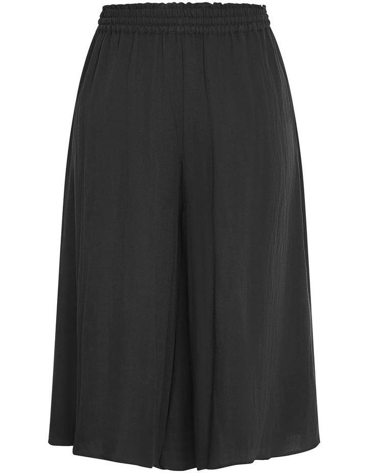 Elly Wide Leg Crop Pant in Black image 4