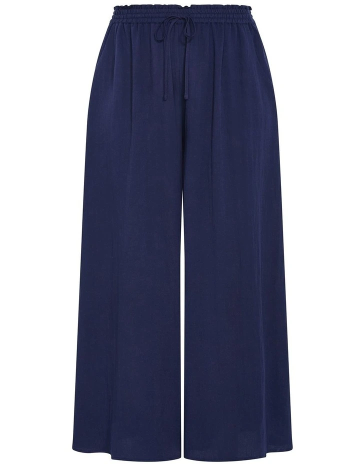 Elly Full Length Pant in Navy image 3