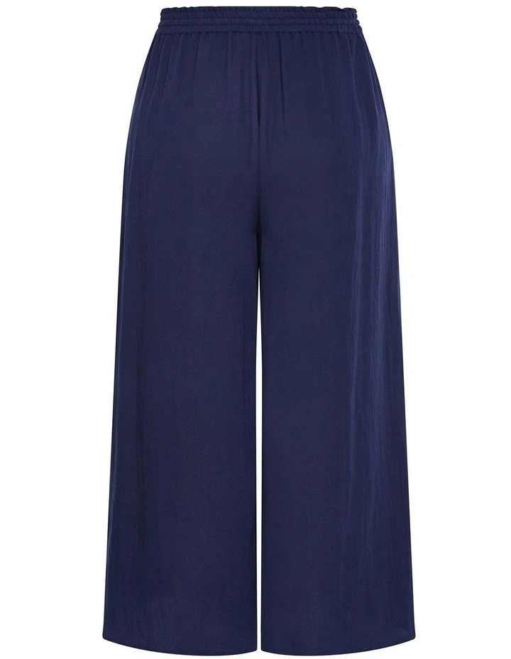 Elly Full Length Pant in Navy image 4