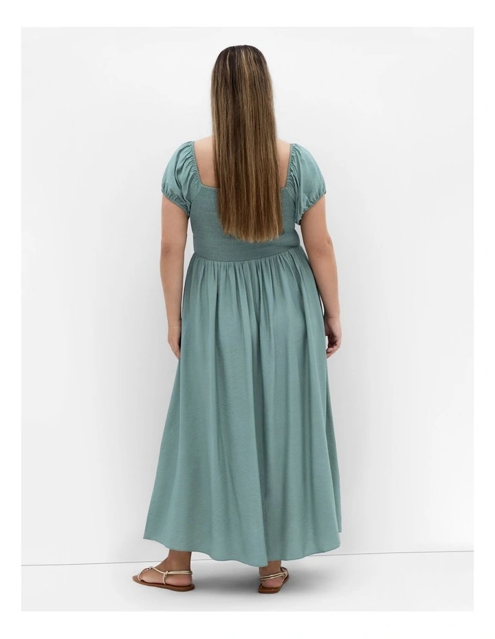 Abbigail Split Maxi Dress in Sage image 2