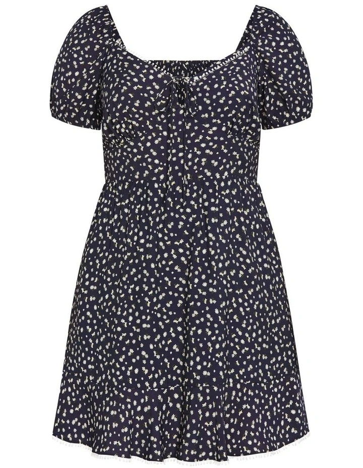 Sky Kiss Mini Dress in Navy image 5