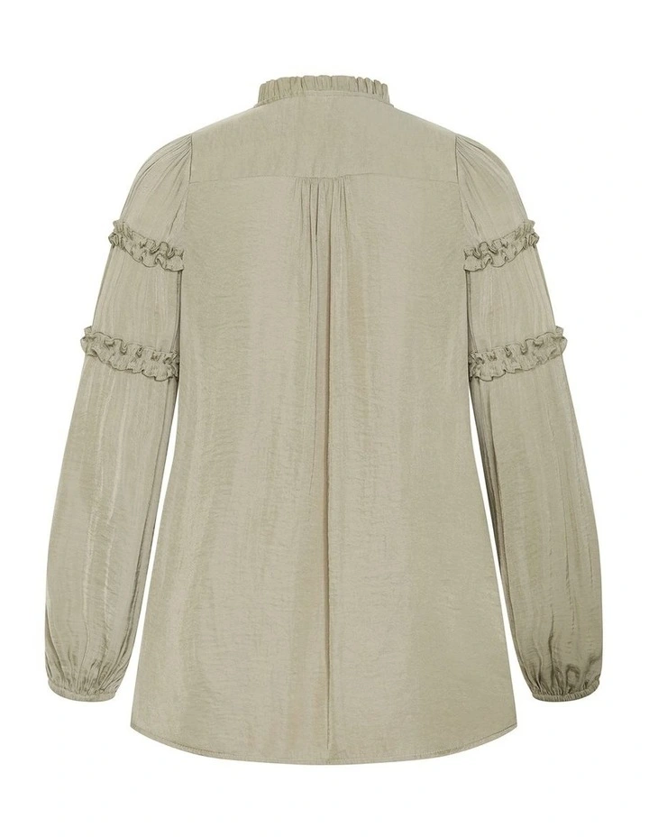 Drama Queen Shirt in sage image 4