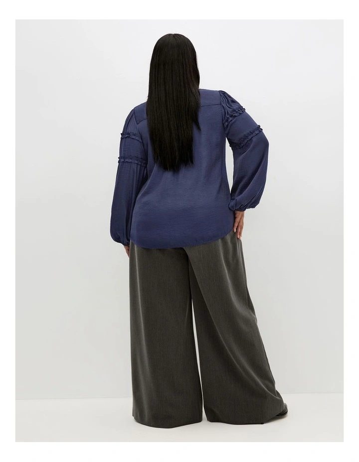 Drama Queen Shirt in Navy image 2