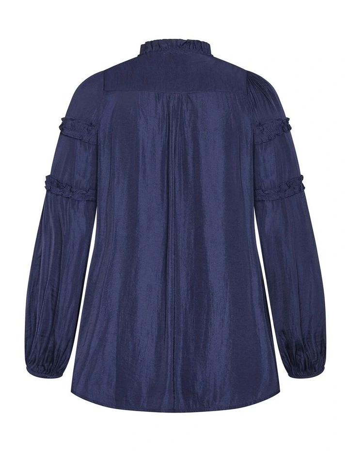 Drama Queen Shirt in Navy image 4