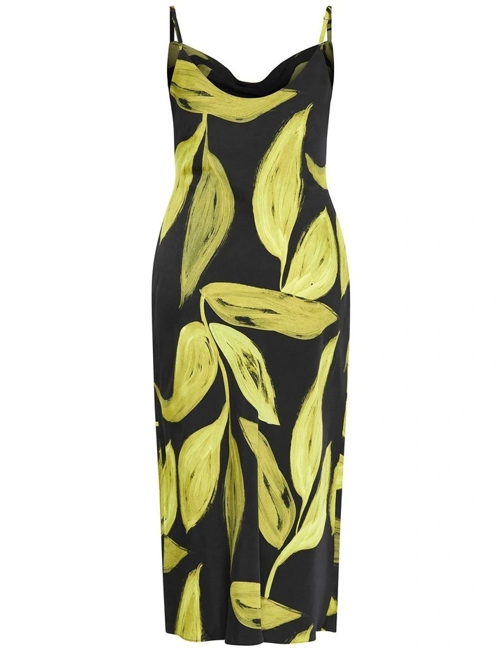 Zest Print Dress in Black image 4