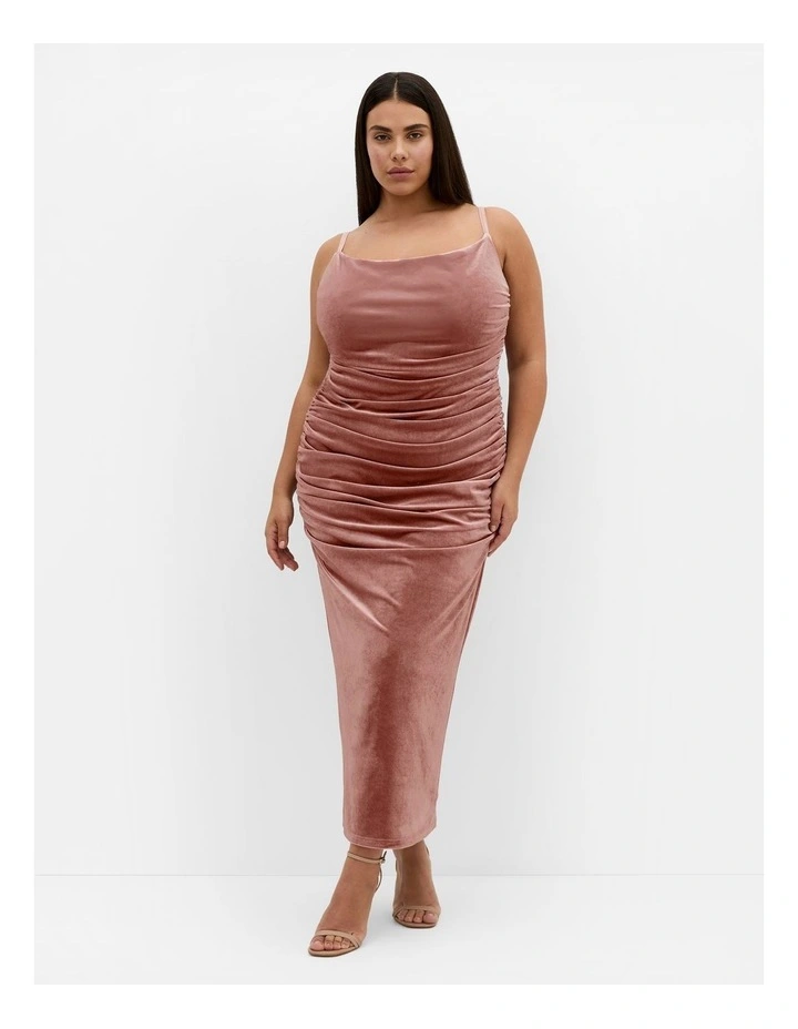 Athera Dress in Dusty Rose image 1