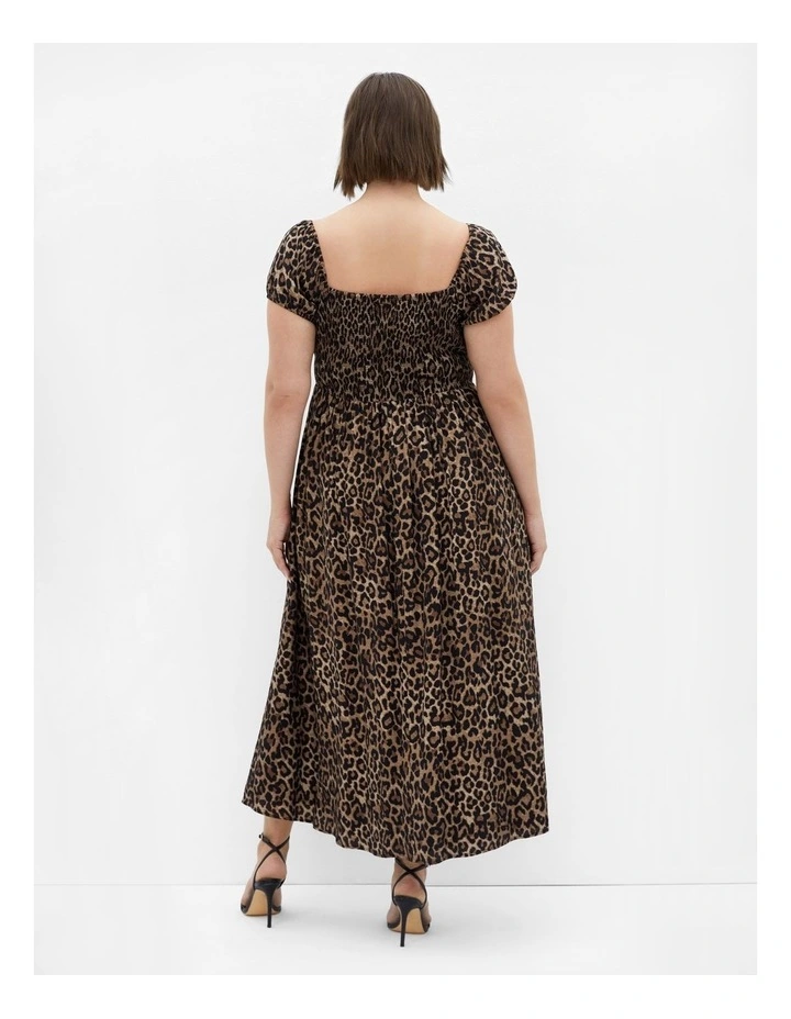 Abbigail Print Maxi Dress in Leopard image 2