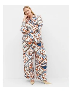 Surface Long Sleeve Print Shirt in Multi