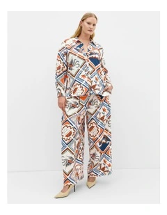 Surface Wide Leg Print Pant in Neutral