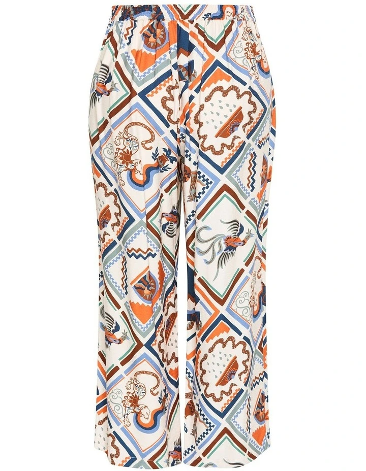 Surface Wide Leg Print Pant in Neutral image 4