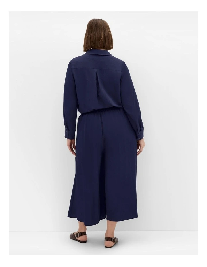 Elly Crop Pant in Navy image 2