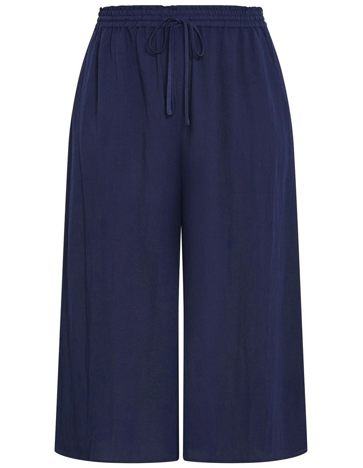 Elly Crop Pant in Navy image 3