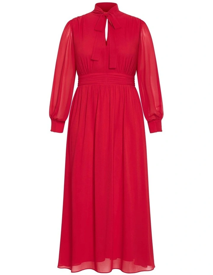 Alexandra Maxi Dress in Red Rose image 3