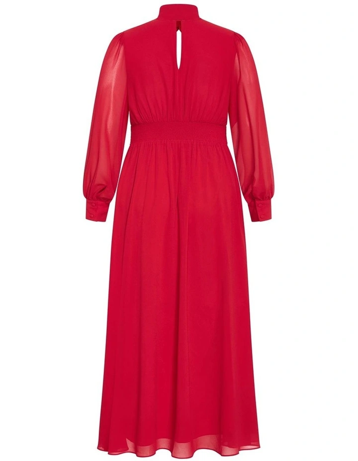 Alexandra Maxi Dress in Red Rose image 4
